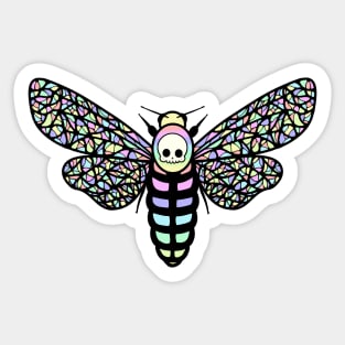 Rainbow Death's Head Hawk Moth Sticker